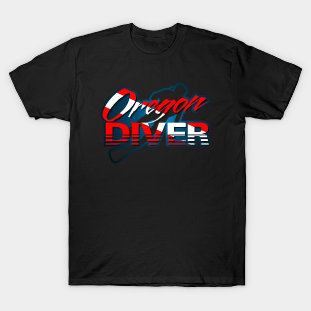 Oregon Diver T-Shirt by TaterSkinz